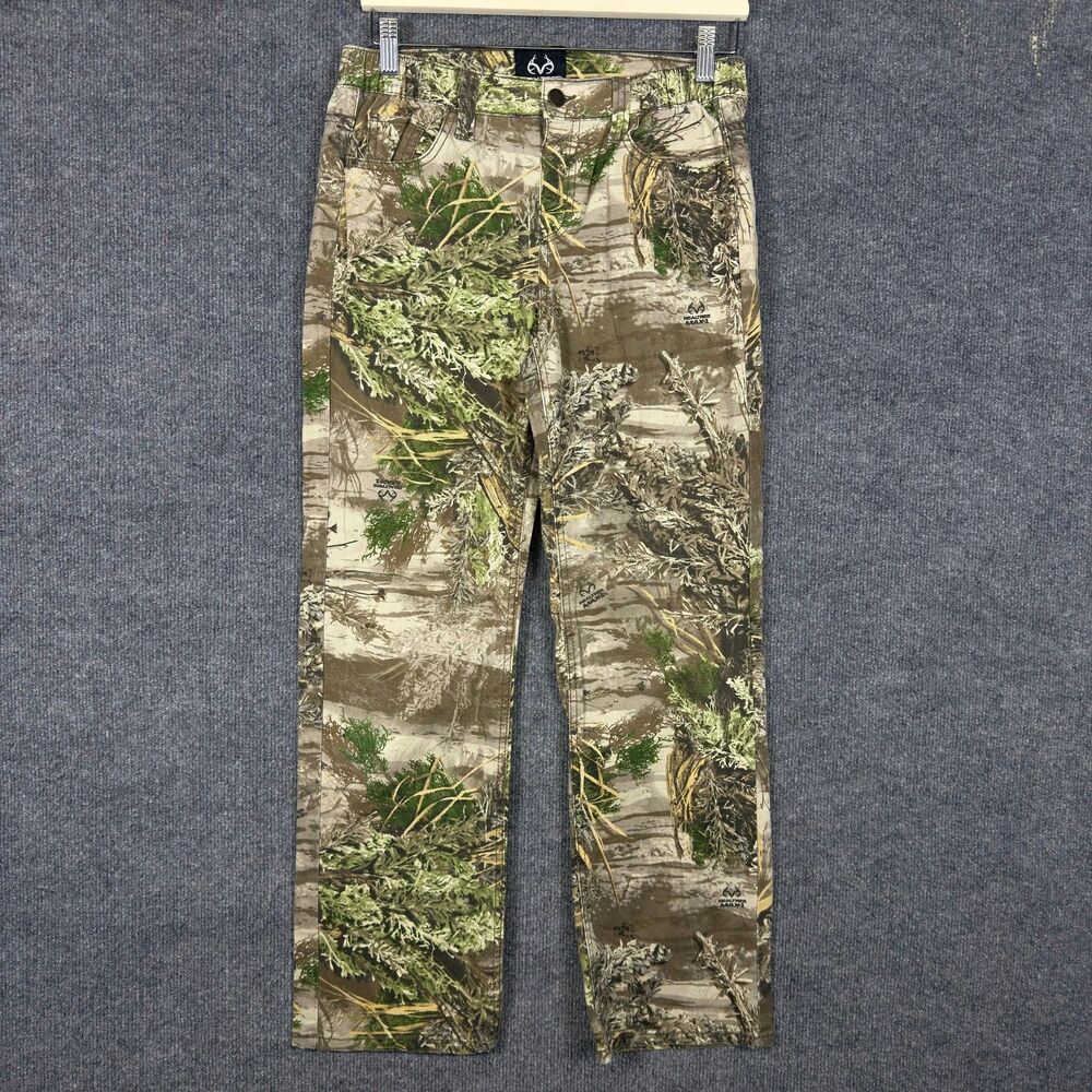 Realtree Women's MAX-1 Camo Hunting Pants Size XL Outdoor Stretch Cotton Blend